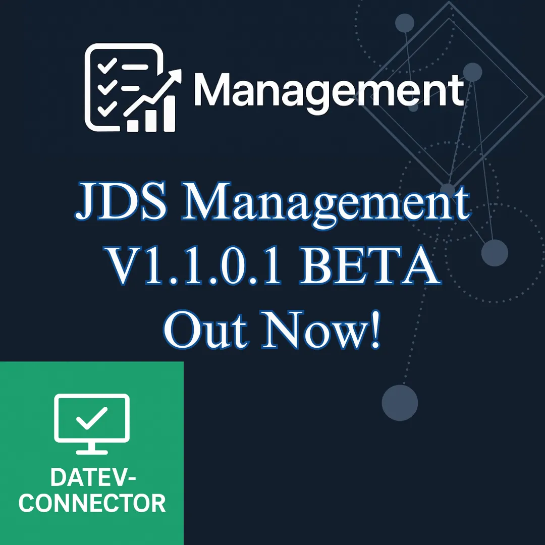 🚀 JDS Management V1.1.0.1 BETA – Jetzt verfügbar!