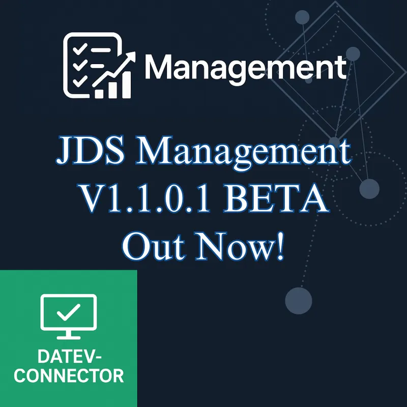 🚀 JDS Management V1.1.0.1 BETA – Jetzt verfügbar!