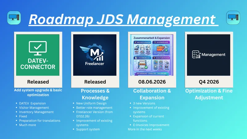🚀 JDS Management V4.0.0.0 – Das größte Update bisher