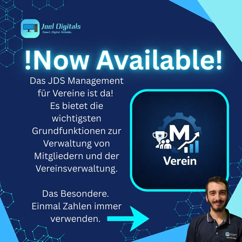 JDS Management für Vereine – Die digitale Lösung für moderne Vereinsorganisation