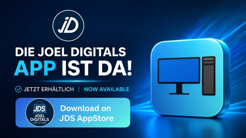 Die Joel Digitals App ist da! – Jetzt herunterladen