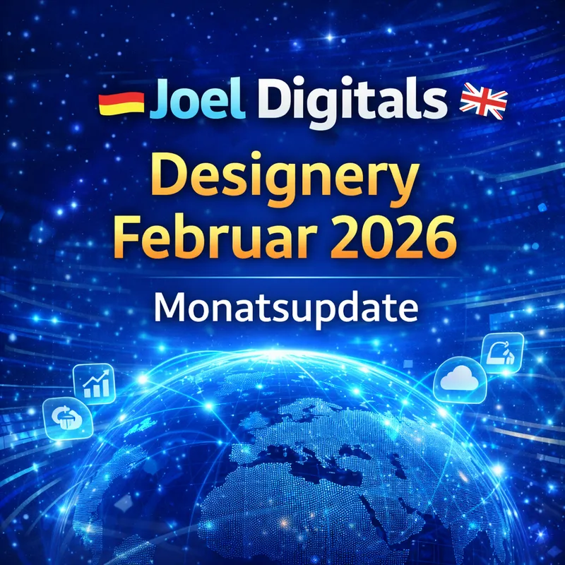 Designery Februar 2026 – Das große Update-Fazit von Joel Digitals