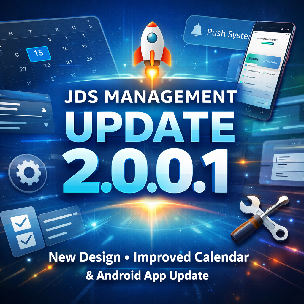🚀 JDS Management Update 2.0.0